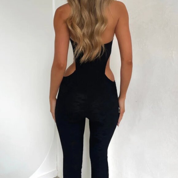 Outcast Alice Black Jumpsuit - Size Small NWT - Picture 3 of 3